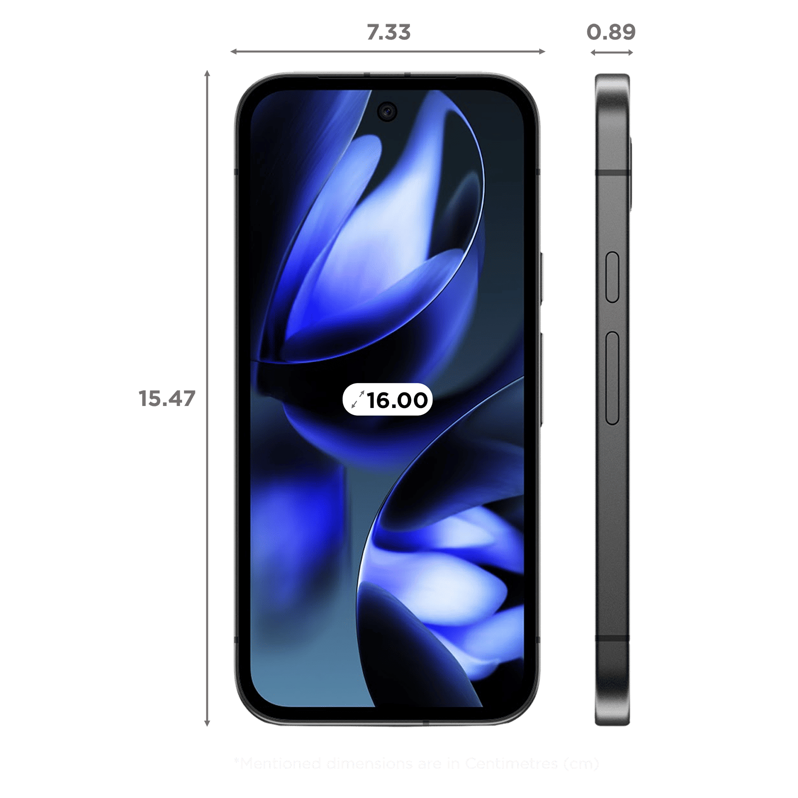 Buy Google Pixel 9a 5G (8GB RAM, 256GB, Obsidian) Online - Croma